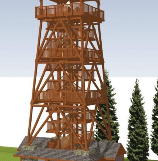 Projekt wieży na Orlicy